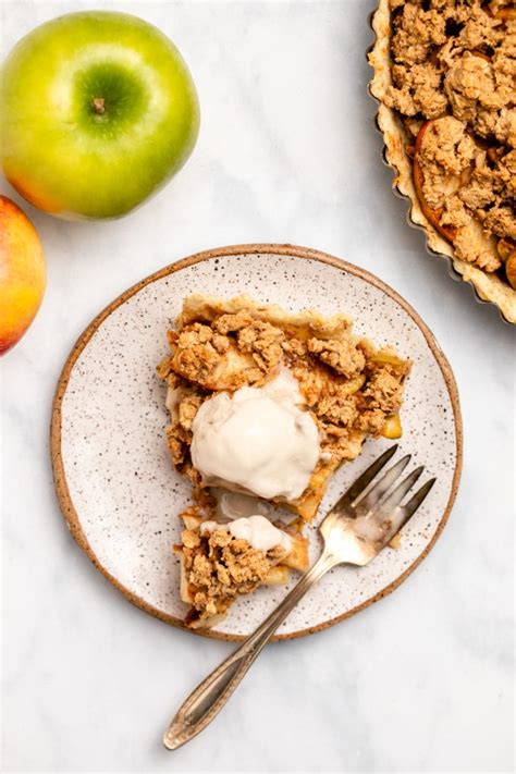 Wholesome Apple Crumb Pie | Vegan & Gluten-Free - From My Bowl