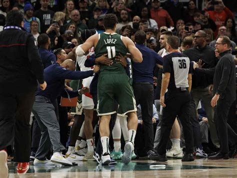 Gary Trent Sr Threatens To Sock Brook Lopez For Manhandling His Son