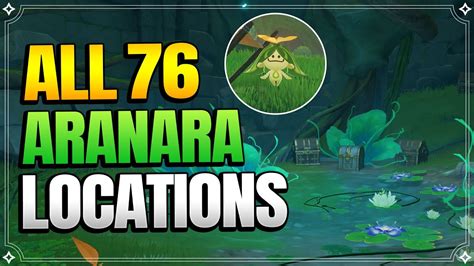 All 76 Aranara Locations - In Depth Follow Along Route -【Genshin Impact】 - YouTube