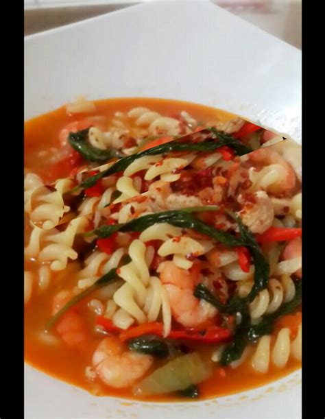 resep makaroni kuah pedas nikmat resep hari