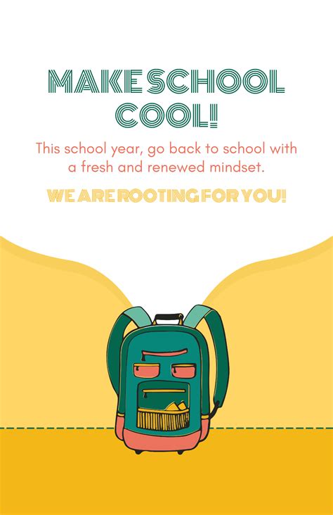 Free Creative Back To School Poster Template To Edit Online
