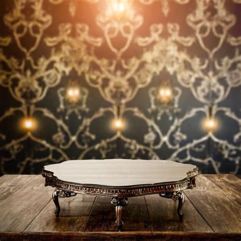 Premium Photo Table Mockup