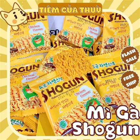 Mì Tôm Trẻ Em Ăn Liền Hàn Quốc SHOGUN Vị Gà SIÊU HOT đồ ăn vặt Shopee Việt Nam