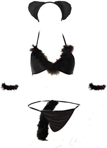 Women Sexy Cosplay Lingerie Set Micro Bikini Cute Anime Cat Kitten Bikini Costume Bodysuit Price