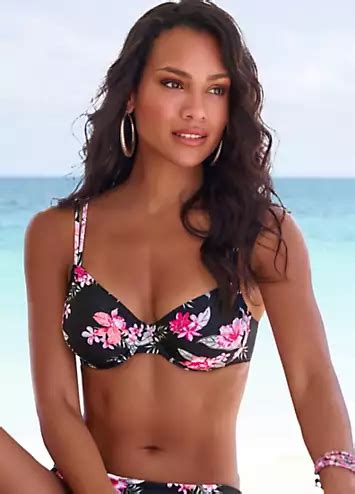 Underwired Double Strap Bikini Top By Lascana Look Again