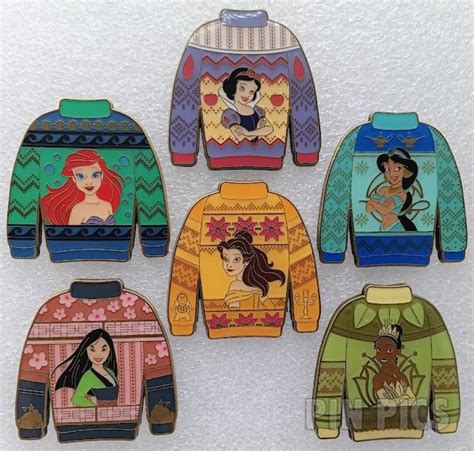 PP Loungefly Princess Sweaters Set Mystery Hot Topic PinPics