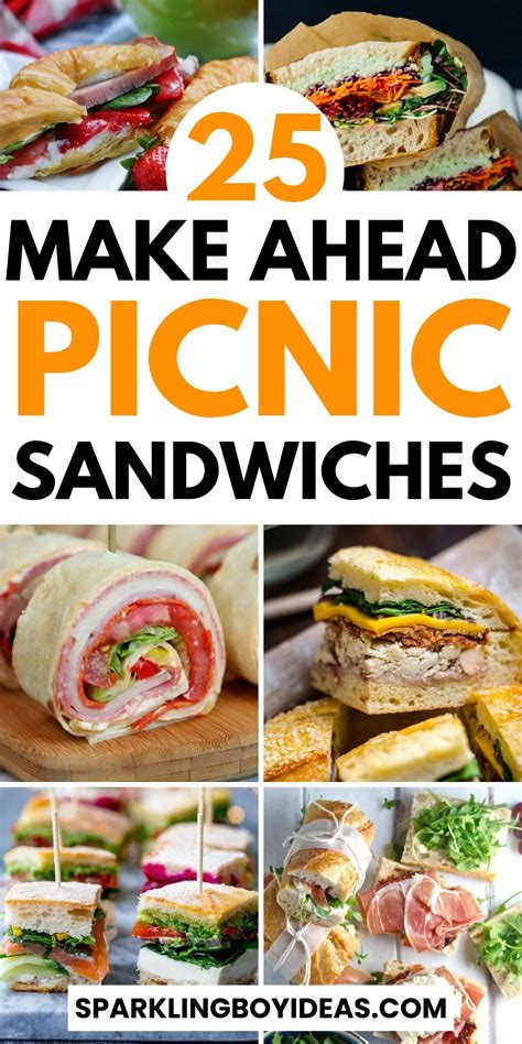 25 Best Picnic Sandwiches 28 Picnic Sandwiches Picnic Foods Best