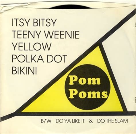 Itsy Bitsy Teeny Weenie Yellow Polka Dot Bikini Do Ya Like It Do The Slam By Pom Poms