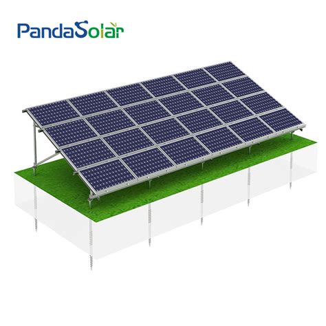 Pandasolar Megnesium Aluminum Zinc Plating Solar Panel Ground Mounting