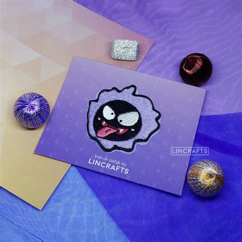 Pokemon Spooky Trio Bro Gengar Haunter And Gastly Iron On Embroidered