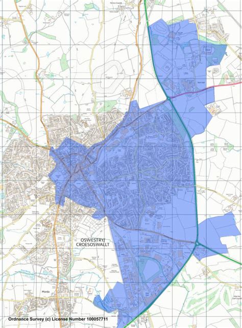 Bid Area Map One Oswestry