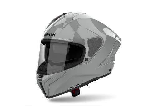 Mx Casque Int Gral Airoh Matryx Gris Ciment Poli