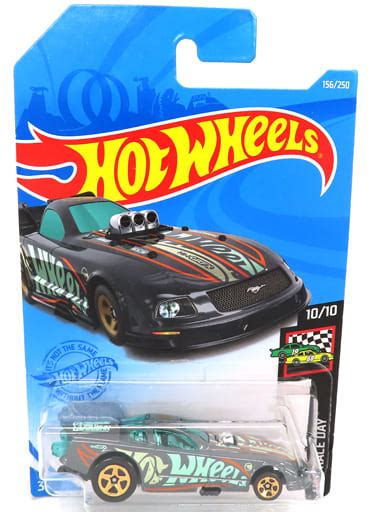 Minicar MUSTANG FUNNY CAR Black X Light Green X Orange Hot WheelsHW RACE DAY GTC