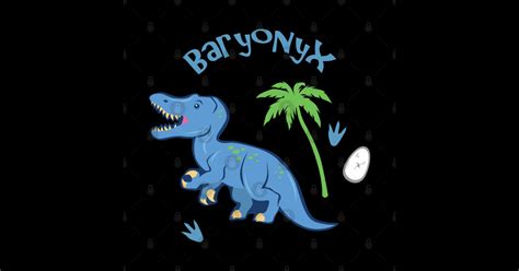 Cute Baryonyx Dinosaur Sticker Teepublic