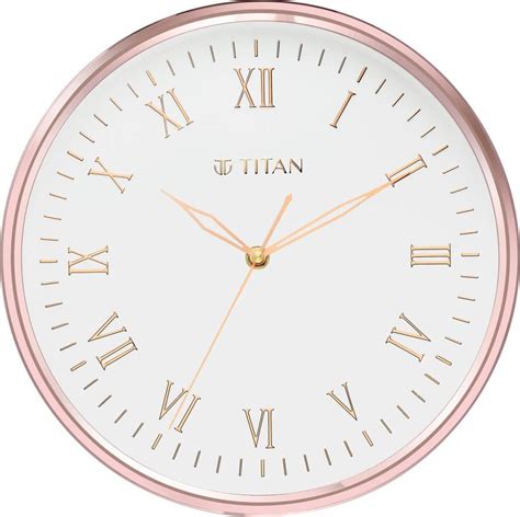 titan analog  cm   cm wall clock price  india buy titan analog