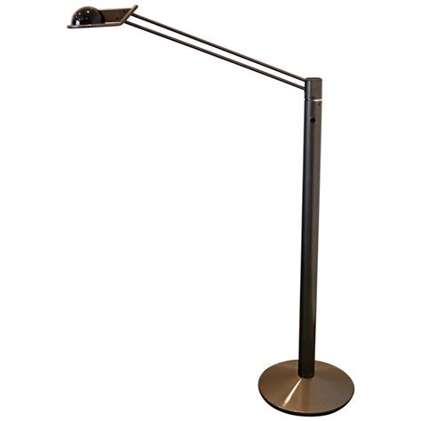 mid century modern metalarte spain metal adjustable reading floor lamp
