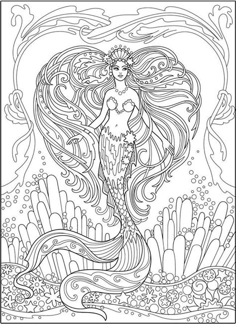 Mermaid Coloring Sheet Printable