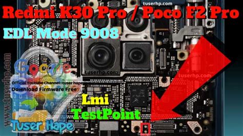 Poco F2 Pro ISP EMMC PinOUT Test Point Reboot To 9008 EDL Mode