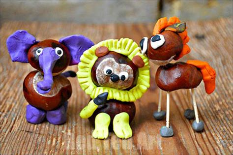 Осенние поделки из каштанов — 3mu.ru