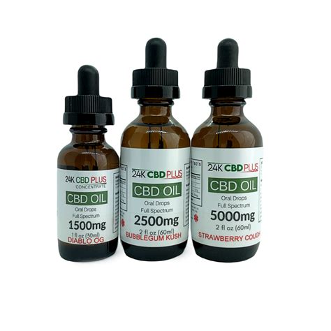 CBD Drops Full Spectrum CBD With Terpenes 24k CBD Plus