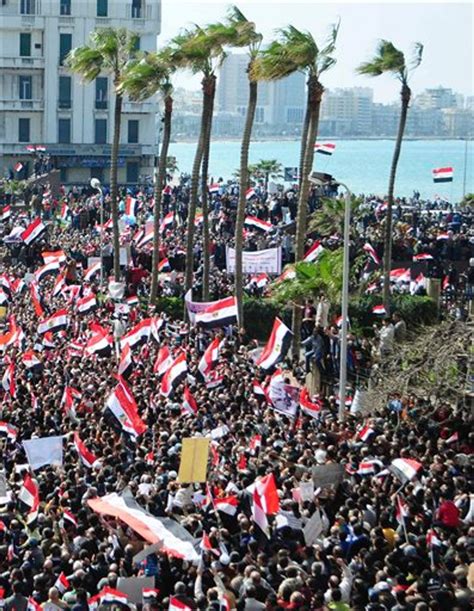 Democracy Protests Bring Down Egypts Mubarak