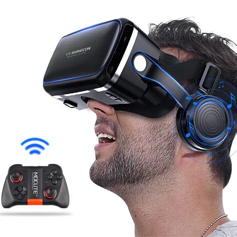 VR shinecon 6.0 3D Glasses box google cardboard virtual reality goggles ...