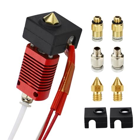 Extrusora Montada Kit Hot End Para Creality Ender V Ender Pro Mk Bico De Lat O Bloco De