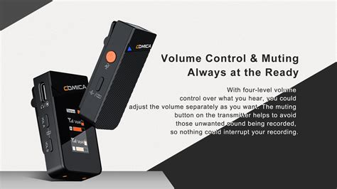 Comica Vimo C 2.4GHz Dual-channel Mini Wireless Microphone for Live ...