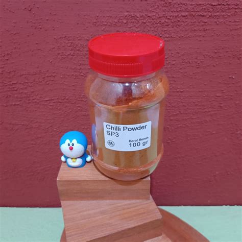 Jual Cabe Bubuk 100 Gram Super Pedas Chilli Powder Super Hot Cabai Bubuk Rempah Bumbu