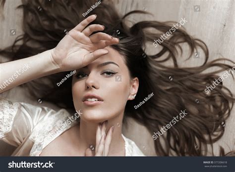 Sensual Woman Posing Lingerie Perfect Slim Stock Photo 377206618 Shutterstock