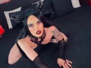 Senpai Teaching Succubus Rough Ahegao Cosplay Sex Sloppy Blowjob Feet Nylon Footjob Goth