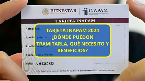 Tarjeta Inapam 2024 Dónde La Pueden Tramitar Los Adultos Mayores