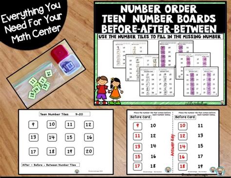 number order teen numbers    teen numbers
