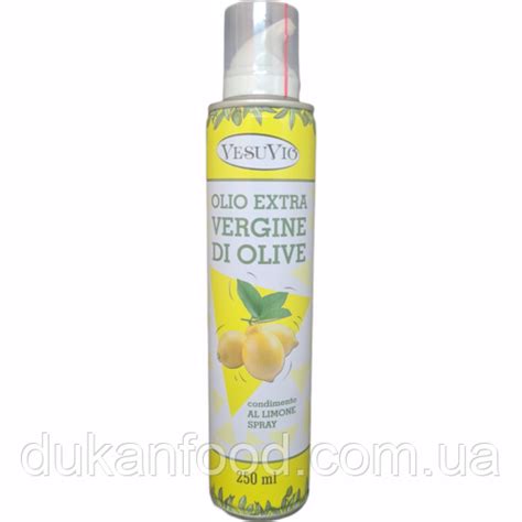 Купить Масло оливковое VesuVio с лимоном, спрей 250 мл, цена 174 грн ...