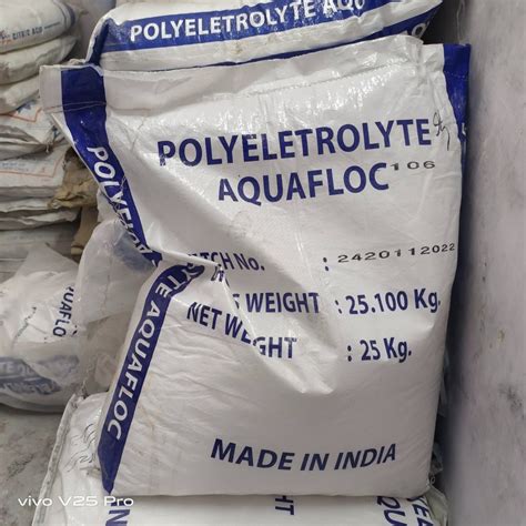 White Anionic Polyelectrolyte Powder Packaging Type Hdpe Bag At