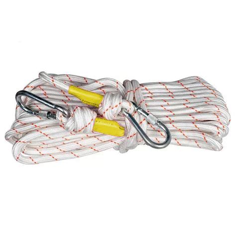 Tali Paracord Tenda Climbing Rope Steel Buckle Mm M Sc White