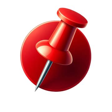 red push pin clipart illustration  red push pin glossy push pins