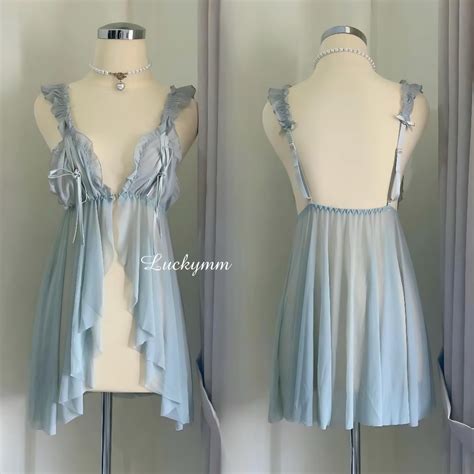 Jual Luckymm Sexy Lingerie Dress Transparan Baju Tidur Lingerie Wanita Lingerie Sexy Wanita