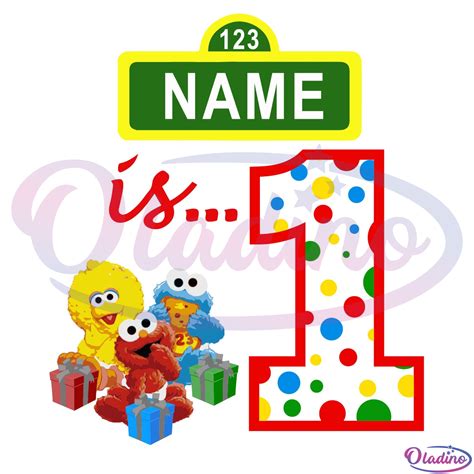 Sesame Street Happy 1st Birthday