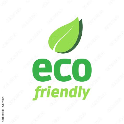 Eco Friendly Logo Stock Vector | Adobe Stock