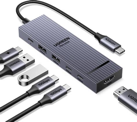 Ugreen Revodok Usb C Hub In Gbps Usb C Usb A K Hz