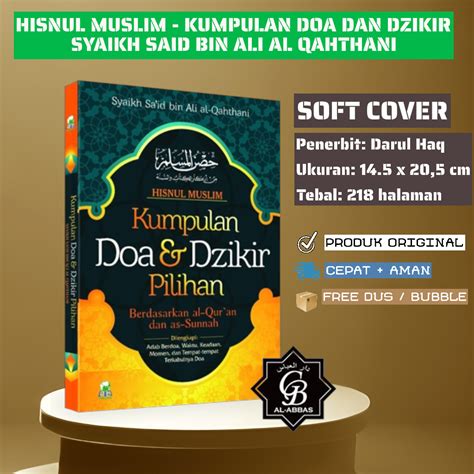 Jual Kumpulan Doa Dzikir Pilihan Hisnul Muslim Darul Haq Shopee