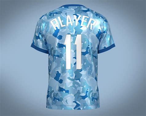 Soccer Camo Football Jersey Player 11 3D model | CGTrader