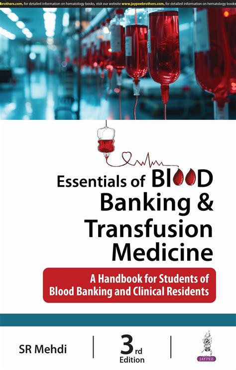 Textbook Of Blood Banking And Transfusion Medicine By Sally V Rudmann 1