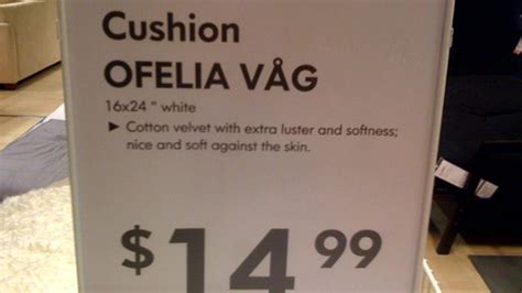 Unintentional Ikea Porn Ofelia Collection Racked NY