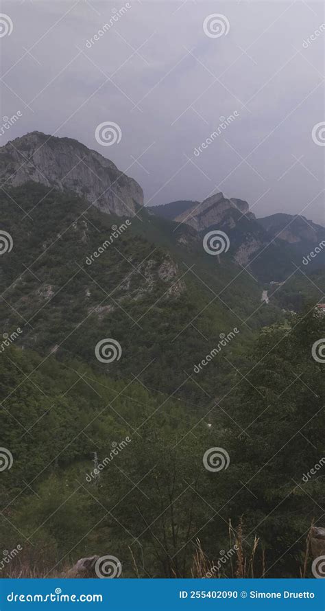 Italian Alps Seen From Above Stock Photo Image Of Cliff Terrain
