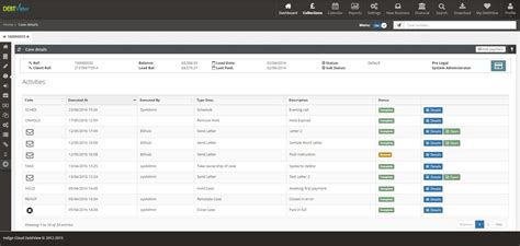 Debt Collection Activity Debtview Collection Software