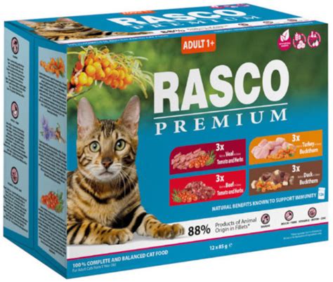 Rasco Premium Karma Dla Kota Multipack 4 Smaki Fileciki W Sosie