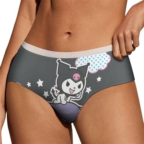 Kuromi My Melody Women S Lace Brief Breathable Sexy Elastic Bikini Hipster Panties Lady