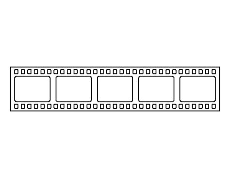 Printable Film Reel Template | Free download